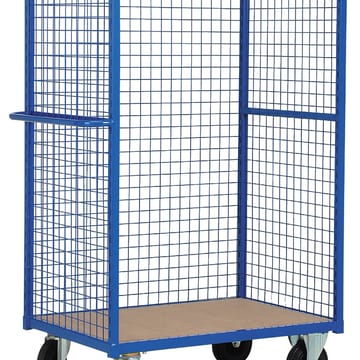 Chariot plateforme à étagères