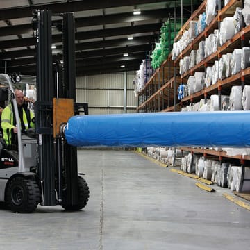 Éperon pour charges cylindriques