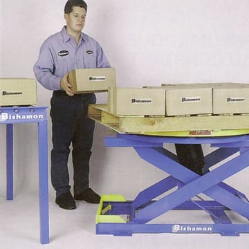 Table pneumatique à niveau constant