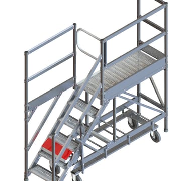Plateforme mobile en aluminium pour accès arrière camion