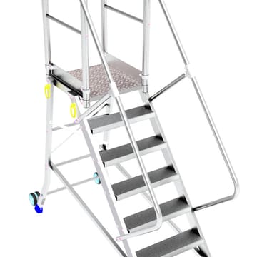 Estrade aluminium pour accès frontal camion