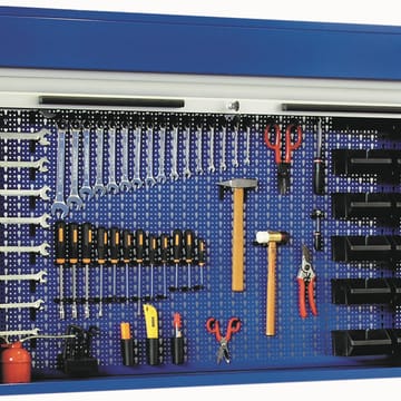 Armoire dosseret d'établi