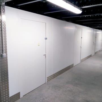 Cloison d'atelier modulaire