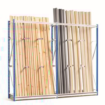 Ensemble rayonnage rangement vertical