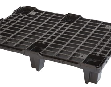 Palette recyclée emboîtable