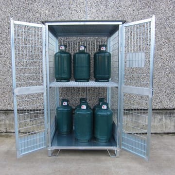 Box de stockage pour bouteilles de gaz