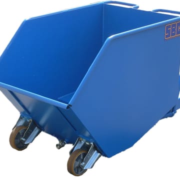 Benne basse compacte à basculement automatique