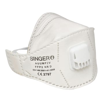 Demi-masque respiratoire confort jetable pliable
