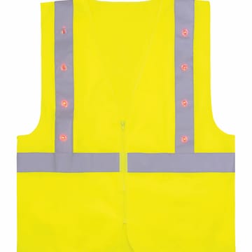 Gilet haute visibilité à LED