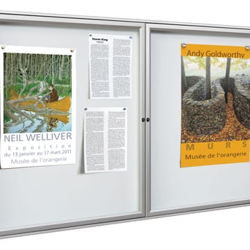 Vitrine d'affichage intérieur