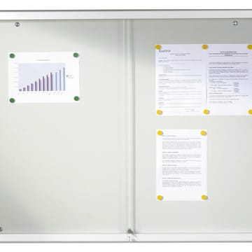 Vitrine d'affichage intérieur coulissante