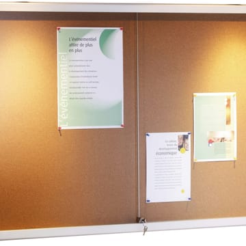 Vitrine d'affichage intérieur coulissante