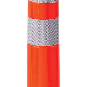 Poteau de signalisation flexible