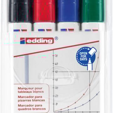 Étui de 4 marqueurs pour tableaux blancs