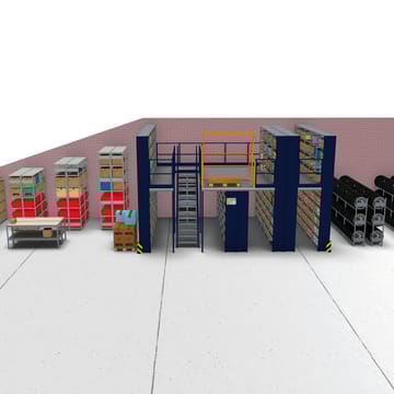 Mezzanines industrielles / Installations multi-niveaux