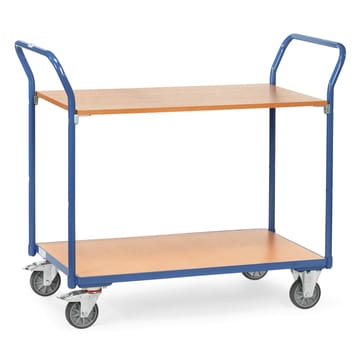Chariot à plateaux bois