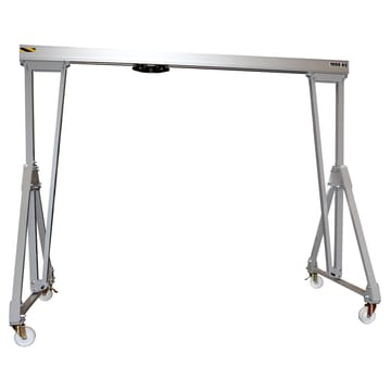 Portique d'atelier mobile pliable en aluminium