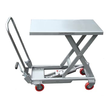 Table élévatrice aluminium peint