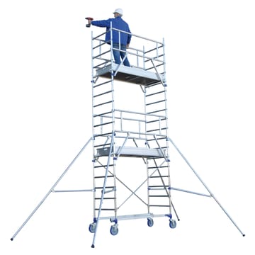 Echafaudage roulant en aluminium serti TOTEM LINE 180