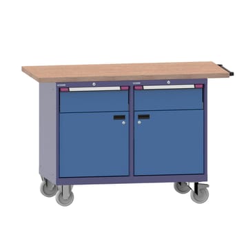 Établi mobile sur blocs