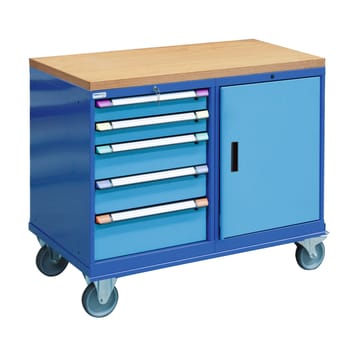 Desserte à tiroirs et porte