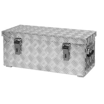 Coffre de chantier aluminium larmé