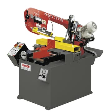 Scie à ruban semi-automatique sur socle