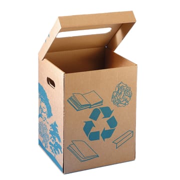 Corbeille carton 36L