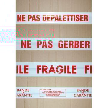 Adhésif imprimé