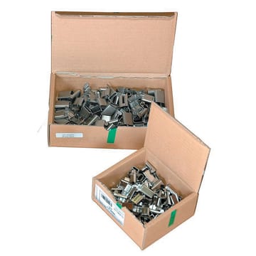 Chape inox à ailettes