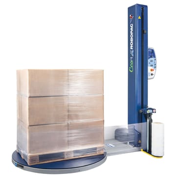 Banderoleuse à plateau tournant