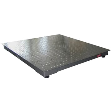 Balance plateforme au sol en acier avec indicateur inox