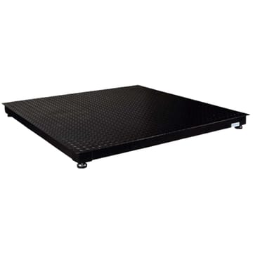 Balance plateforme au sol en acier avec indicateur inox
