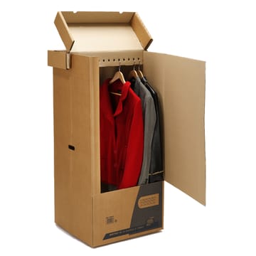 Caisse penderie carton double cannelure