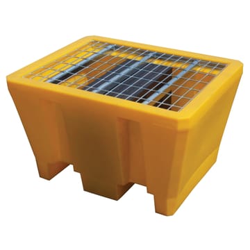 Bac de rétention avec caillebotis en acier