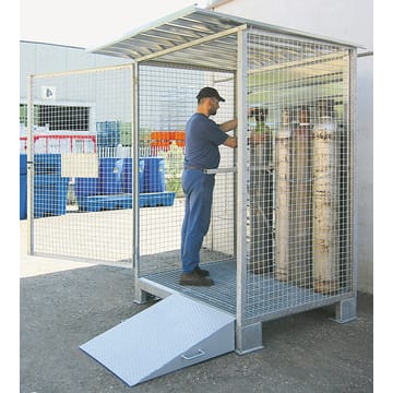 Box de stockage extérieur pour bouteilles de gaz