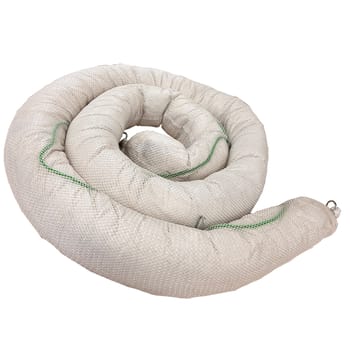 Boudin absorbant fibres naturelles