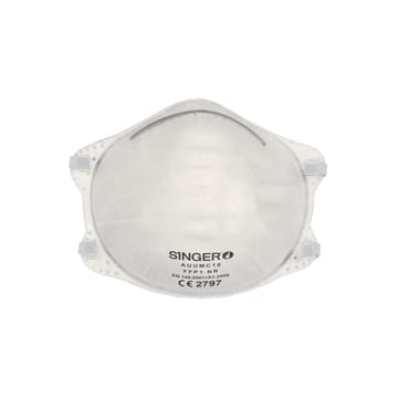 Demi-masque respiratoire jetable