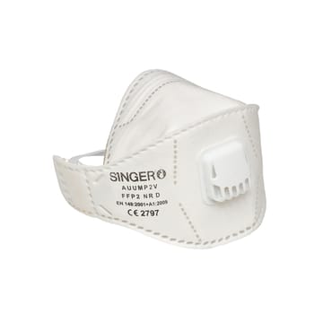 Demi-masque respiratoire confort jetable pliable