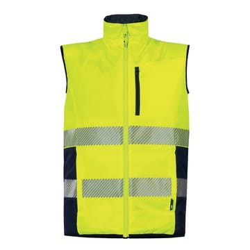 Bodywarmer réversible haute visibilité "Népal"