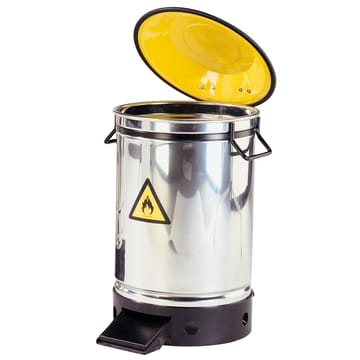 Poubelle déchets inflammables