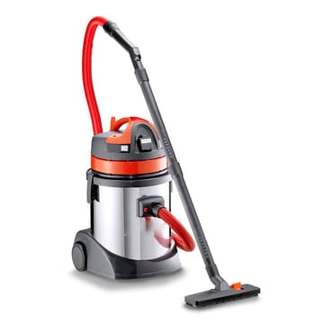 Aspirateur inox eau et poussière 27 litres