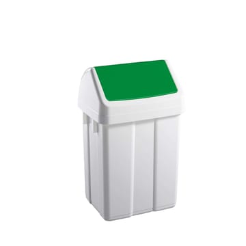 Poubelle à couvercle basculant
