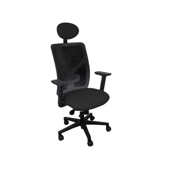 Fauteuil de bureau à dossier résille