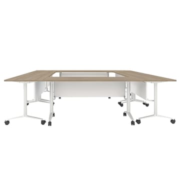 Table mobile à plateau rabattable