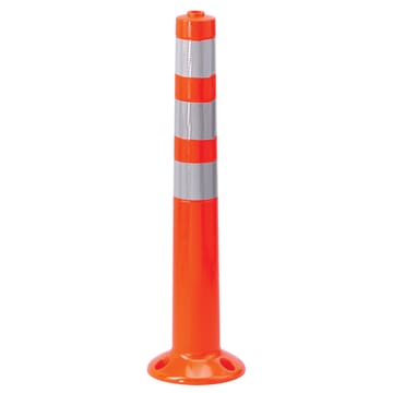 Poteau de signalisation flexible