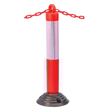 Poteau de signalisation flexible