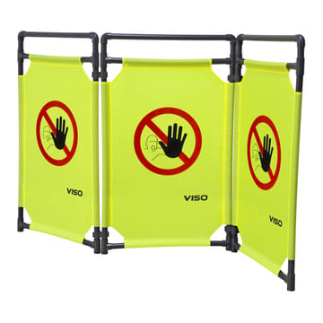 Barrière articulée portable