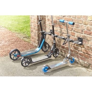 Support range trottinettes sur pieds ou mural