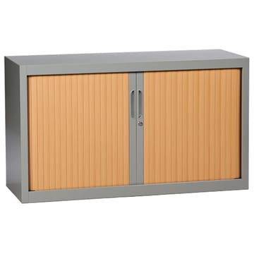 Armoire à rideaux monobloc bicolore